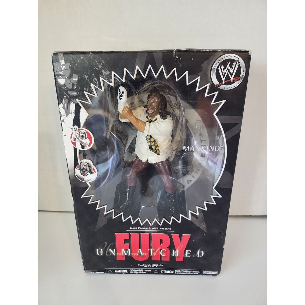WWE New Jakks Unmatched Fury Mankind Figure 2007 Platinum Edition Series 5